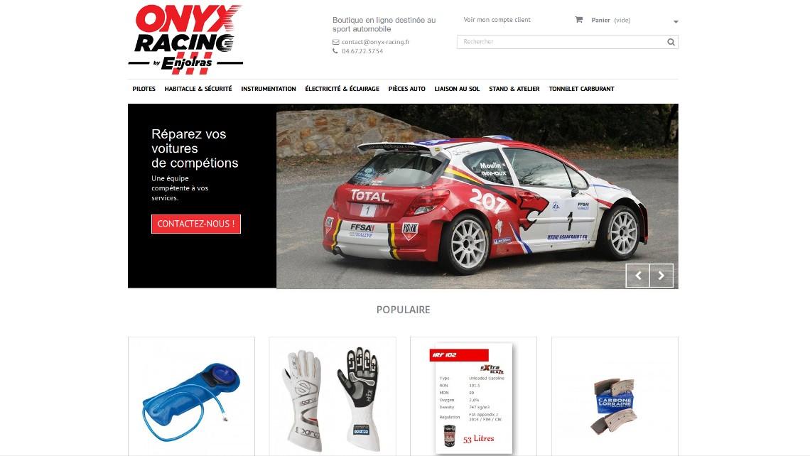 Page d'accueil Onyx Racing